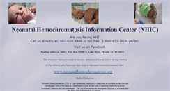 Desktop Screenshot of neonatalhemochromatosis.org